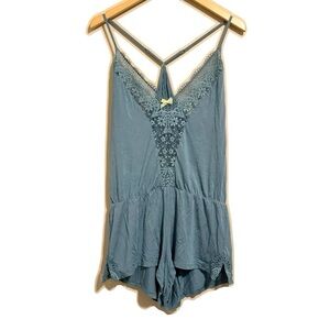 Victoria’s Secret Teal Romper Small